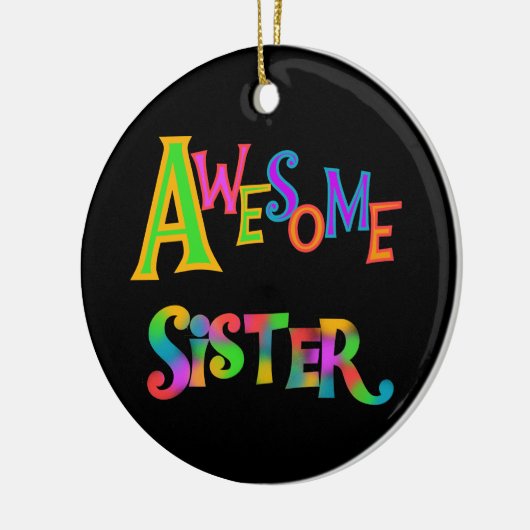 Geweldige zuster T-shirts en cadeautjes Keramisch Ornament (Links)