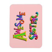 Geweldige zuster T-shirts en cadeautjes Magneet (Verticaal)