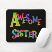 Geweldige zuster T-shirts en cadeautjes Muismat (Met muis)