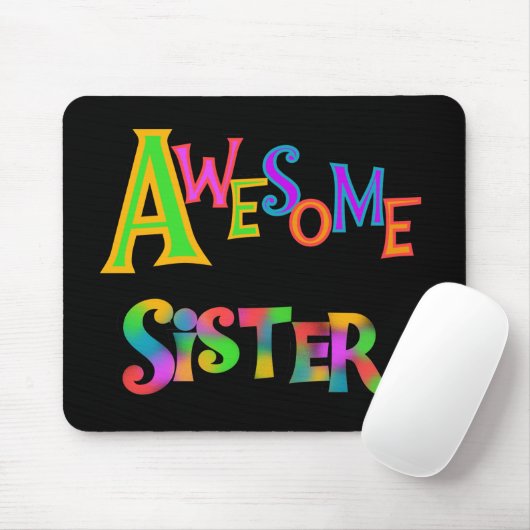 Geweldige zuster T-shirts en cadeautjes Muismat (Met muis)