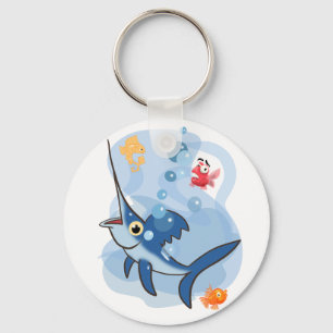 Geweldige zwaardvis sleutelhanger