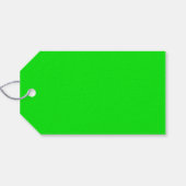 Geweldige Zwart en Groen Modern / Retro Print Cadeaulabel (Achterkant Horizontaal)