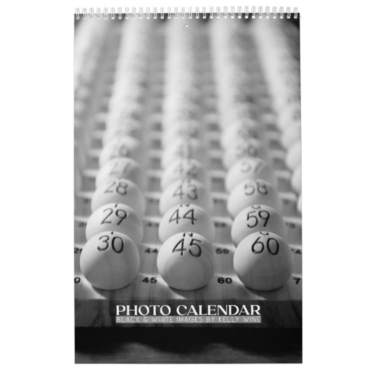 Geweldige zwart-wit fotokalender kalender (Hoes)