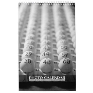 Geweldige zwart-wit fotokalender kalender