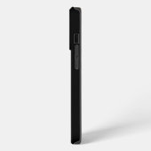 Geweldige zwarte achtergrond Feminine initiaal flo iPhone Hoesje (Linkerkant)