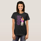 Geweldige zwarte assistent-directeur Schoolopvoede T-shirt (Voorkant volledig)
