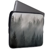 Geweldige zwarte en witte dageraad laptop sleeve (Voorkant Rechts)