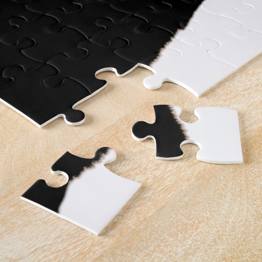 Geweldige zwarte labrador Retriever Legpuzzel (Zijkant)