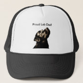 Geweldige zwarte labrador Retriever Trucker Pet (Voorkant)