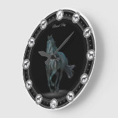 Geweldige zwarte paardenklokken . grote klok (Hoek)