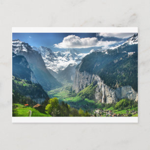 Geweldige Zwitserland Alps Briefkaart