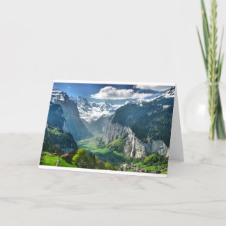 Geweldige Zwitserland Alps Kaart