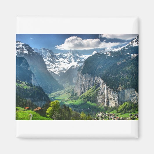 Geweldige Zwitserland Alps Magneet (Voorkant)