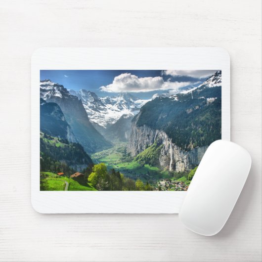 Geweldige Zwitserland Alps Muismat (Met muis)