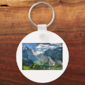 Geweldige Zwitserland Alps Sleutelhanger (Voorkant)