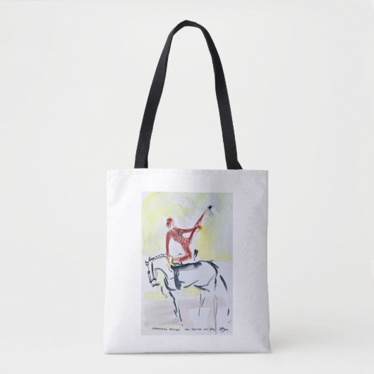 gewelfde Canvas tas (Voorkant)