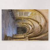 Gewelfde kathedraal kloostergang legpuzzel (Horizontaal)