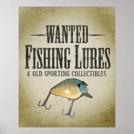 GEWEND poster - oude vislappen en verzamelobjecten (Voorkant)