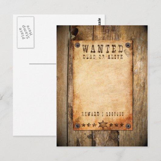 Gewenst - 01 briefkaart (Voorkant / Achterkant)