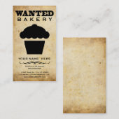 gewenst : bakkerij visitekaartje (Voorkant / Achterkant)