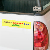 GEWENST:  Cabana Boy bumper sticker (Op Truck)