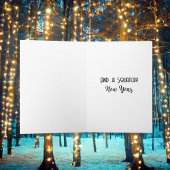 Gewenst een legendarisch Kerstmis Funny Bigfoot Kaart