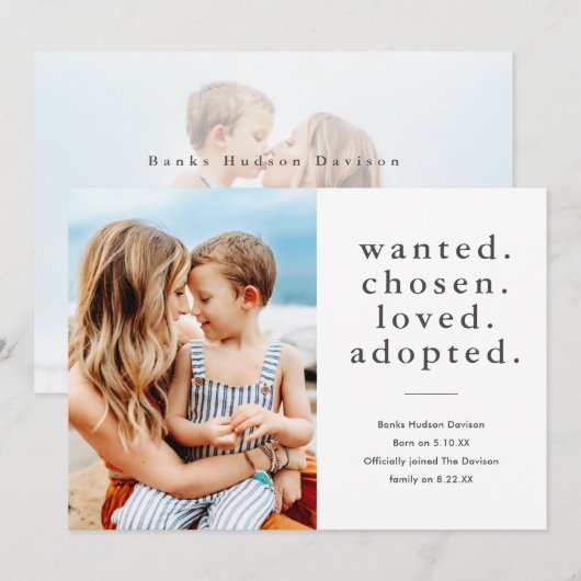 Gewenst gekozen Gewenst Gewaardeerd Goedgekeurde M Aankondiging (Voorkant / Achterkant)