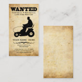 gewenst : grasdiensten visitekaartje (Voorkant / Achterkant)