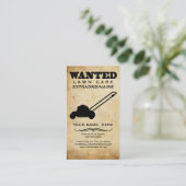 gewenst : grasmaaiers visitekaartje (Staand voorkant)