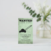gewenst : grasmaaiers visitekaartje (Staand voorkant)