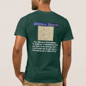 GEWENST: Leprechaun en zijn goud! T-shirt (Achterkant)