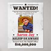 Gewenst Poster op maat | Gewenste geboortedag (Voorkant)