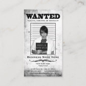 gewenst poster visitekaartje (Voorkant)