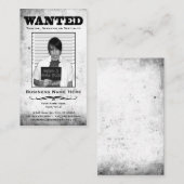 gewenst poster visitekaartje (Voorkant / Achterkant)