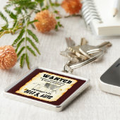 GEWENST: Schrodinger's Kat Premium-Sleutelhanger Sleutelhanger (Zijkant)