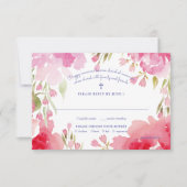 Gewenste antwoordkaart met gebladerte kaart (Voorkant)