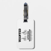 Gewenste Betere Bike-infrastructuur Bagagelabel (Achterkant verticaal)