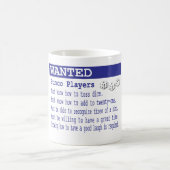 gewenste bunco-spelers koffiemok (Center)