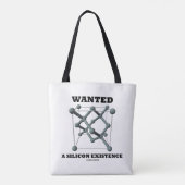 Gewenste een chemische structuur voor het bestaan  tote bag (Achterkant)