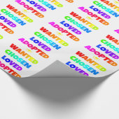 Gewenste gekozen Goedgekeurde Dag van de Goedkeuri Cadeaupapier (Hoek)