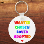 Gewenste gekozen Goedgekeurde Dag van de Goedkeuri Sleutelhanger (Voorkant)