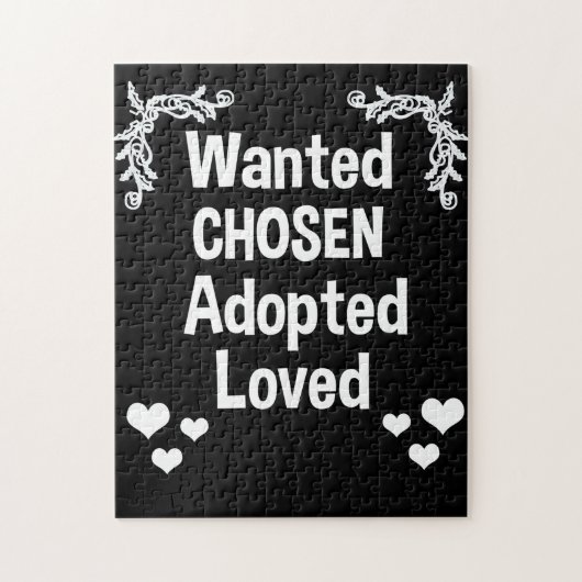 Gewenste gekozen Goedgekeurde Loved Adoption Legpuzzel (Verticaal)