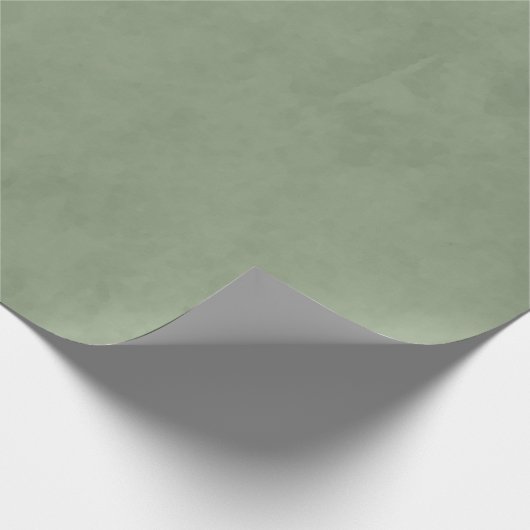 Gewenste groene kerstavond cadeaupapier (Hoek)