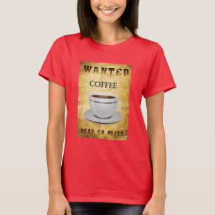 Gewenste koffie t-shirt