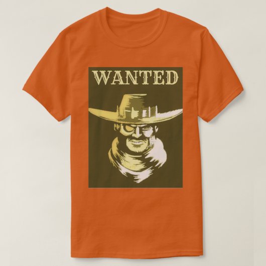 GEWENSTE REWARD VOOR OUDE WEST COWBOY-OUTLAW T-SHIRT (Design voorkant)