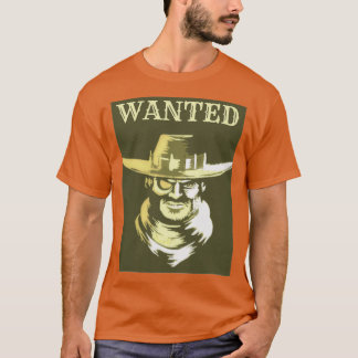 GEWENSTE REWARD VOOR OUDE WEST COWBOY-OUTLAW T-SHIRT
