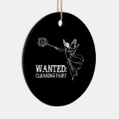 GEWENSTE schoonmaakbeurt Keramisch Ornament (Rechts)