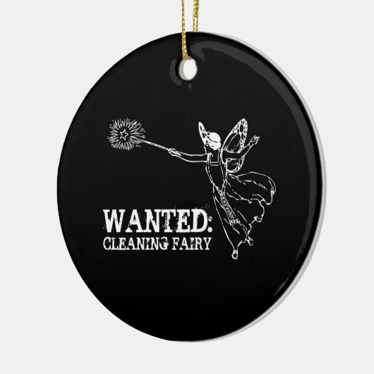 GEWENSTE schoonmaakbeurt Keramisch Ornament (Links)