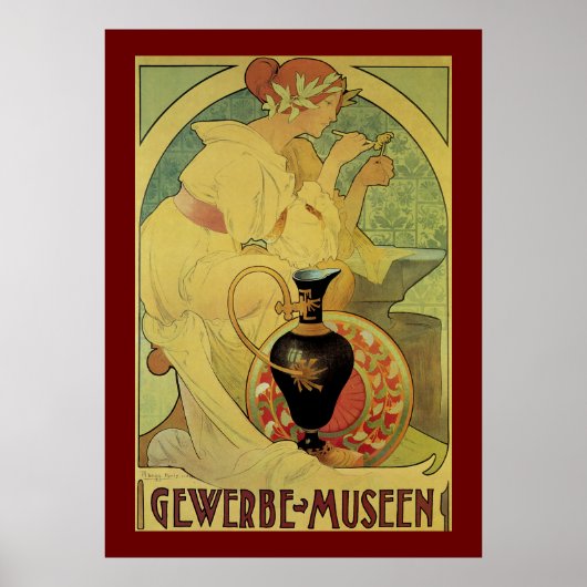 Gewerbe Museen Poster (Voorkant)