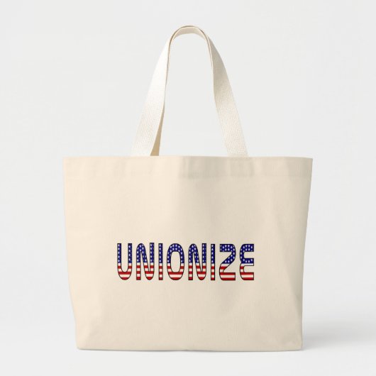 Gewerkstelligt Grote Tote Bag (Voorkant)